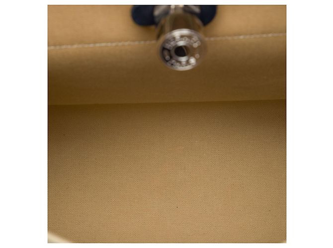 Hermès Beige Toile Herbag Zip 31 Bege - vista 4