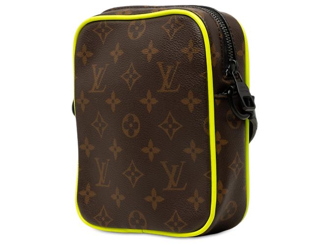 Louis Vuitton Brown Monogram Macassar Christopher Wearable Marrone - vista 2