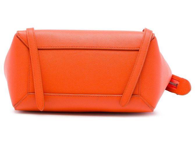 Belt Bag Céline Bolsa de cintura Celine em couro de bezerro micro granulado laranja - vista 3