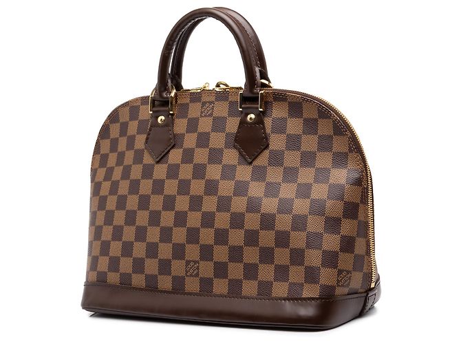 Louis Vuitton Brown Damier Ebene Alma PM Marrone - vista 2