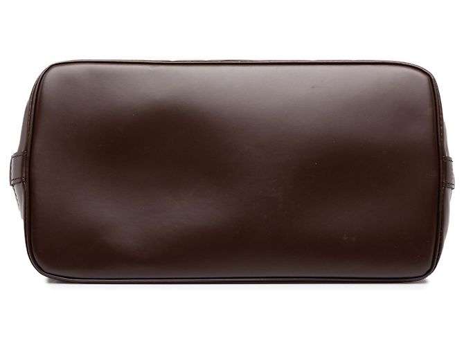 Louis Vuitton Brown Damier Ebene Alma PM Marrone - vista 3