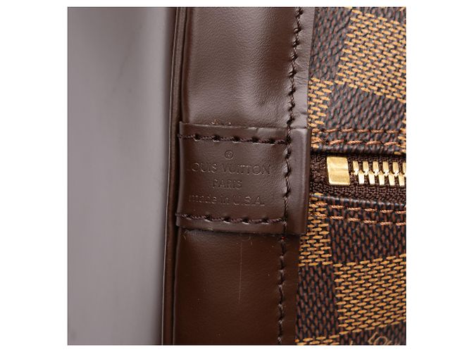 Louis Vuitton Brown Damier Ebene Alma PM Marrone - vista 5