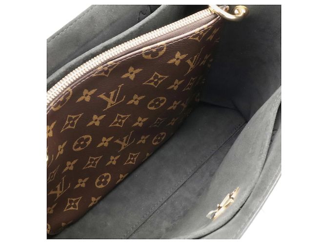 Sac à main cabas Louis Vuitton Monogram Flower Noir Monogramme - vue 9