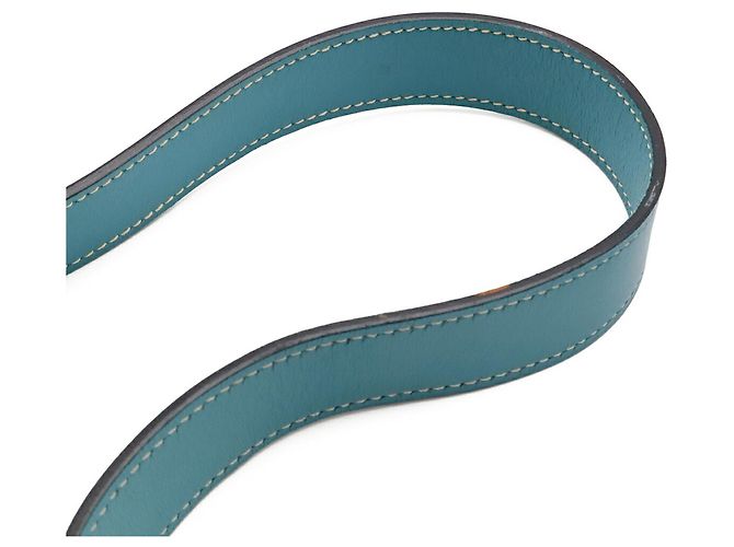 Hermès Borsa a tracolla HERMES Vespa PM Giallo Blu chiaro - vista 5