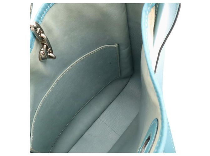 Hermès Borsa a tracolla HERMES Vespa PM Giallo Blu chiaro - vista 8