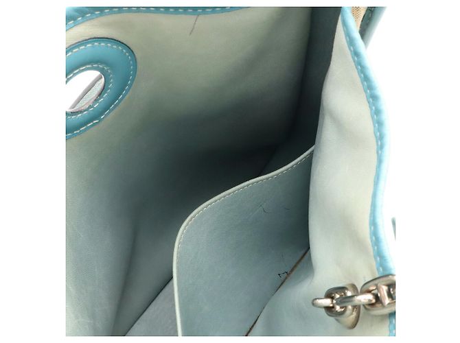 Hermès Borsa a tracolla HERMES Vespa PM Giallo Blu chiaro - vista 9