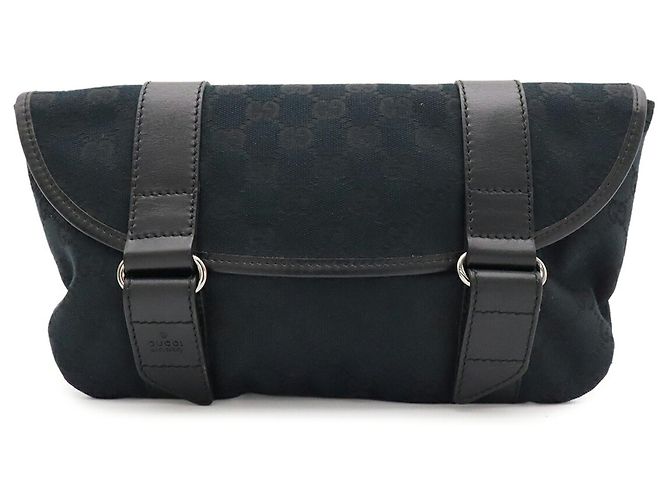 Borsa a tracolla Gucci GG Canvas Black Nero - vista 2