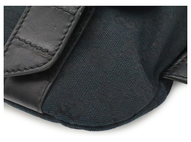 Borsa a tracolla Gucci GG Canvas Black Nero - vista 4