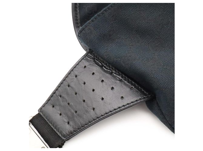 Borsa a tracolla Gucci GG Canvas Black Nero - vista 6