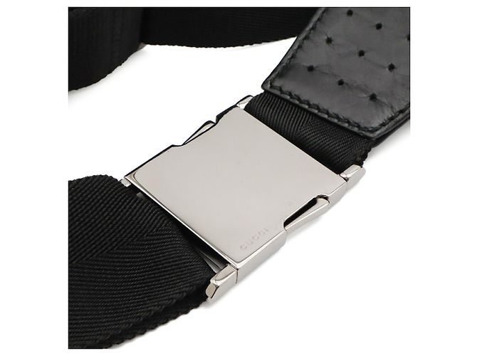 Borsa a tracolla Gucci GG Canvas Black Nero - vista 7