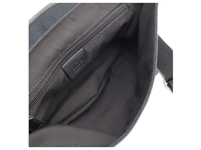 Borsa a tracolla Gucci GG Canvas Black Nero - vista 9