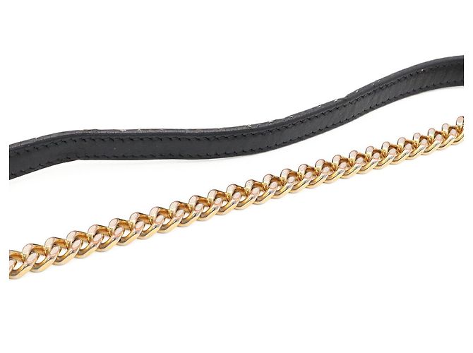 Borsa a tracolla in pelle nera Yves Saint Laurent Nero - vista 5