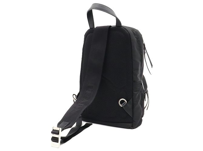 Borsa a tracolla Prada NERO Triangle - vista 3