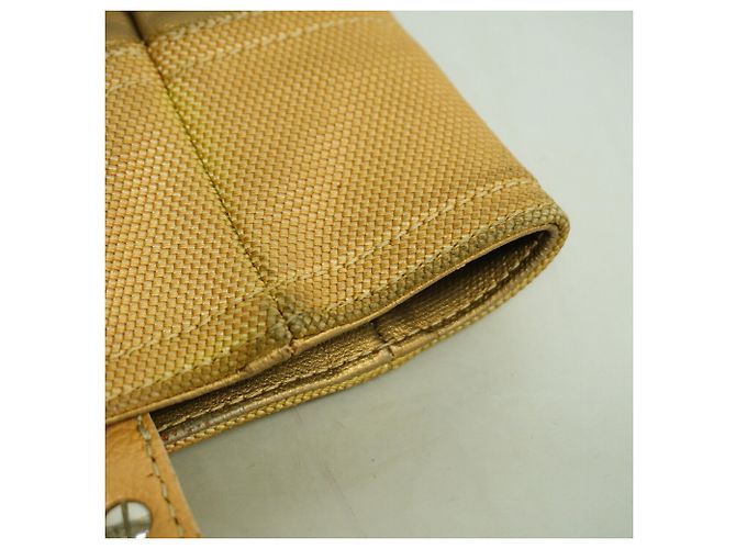 Chanel Tote Bag aus beigem Canvas - Ansicht 10
