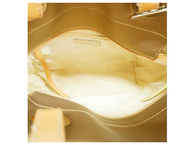 Chanel Tote Bag aus beigem Canvas - Ansicht 4