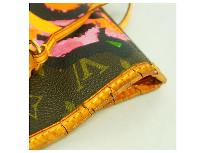 Borsa Tote Louis Vuitton Neverfull MM Monogram Rose Marrone - vista 7