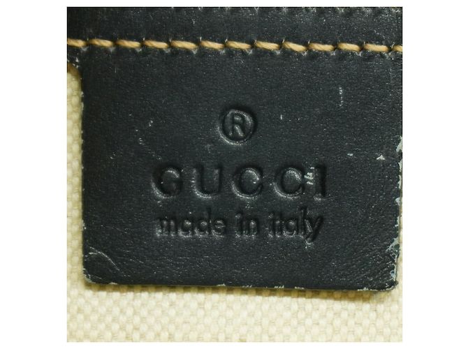 Gucci Tote Bag aus GG Canvas in Navy Marineblau - Ansicht 5