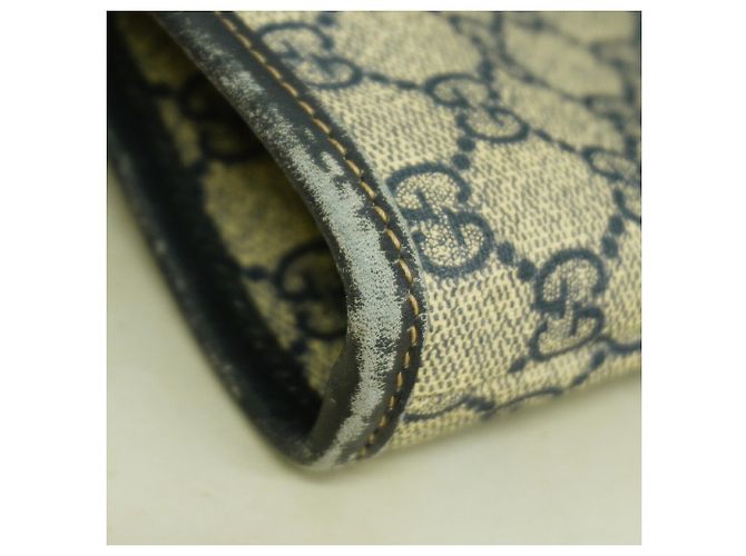 Gucci Tote Bag aus GG Canvas in Navy Marineblau - Ansicht 6