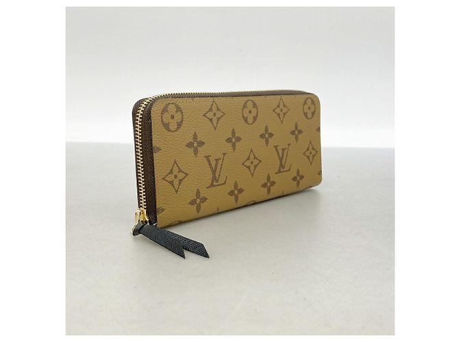 Louis Vuitton Monogram Reverse Portefeuille Clemence Long Wallet Braun - Ansicht 2