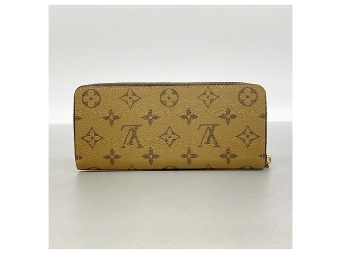 Louis Vuitton Monogram Reverse Portefeuille Clemence Long Wallet Braun - Ansicht 5