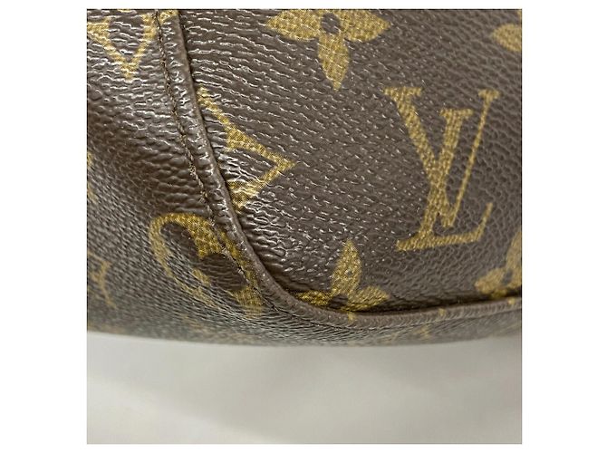 Bolsa de Ombro Louis Vuitton Monogram Looping MM Marrom - vista 8
