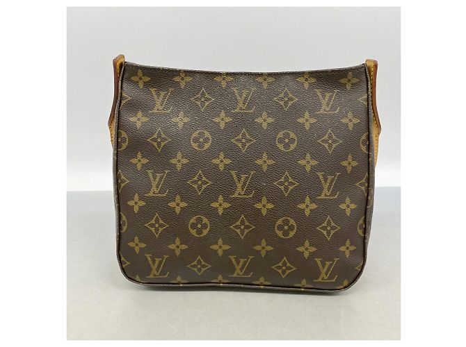 Bolsa de Ombro Louis Vuitton Monogram Looping MM Marrom - vista 9