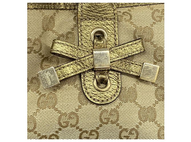Gucci Shopper-Bag aus beigem Canvas - vue 10