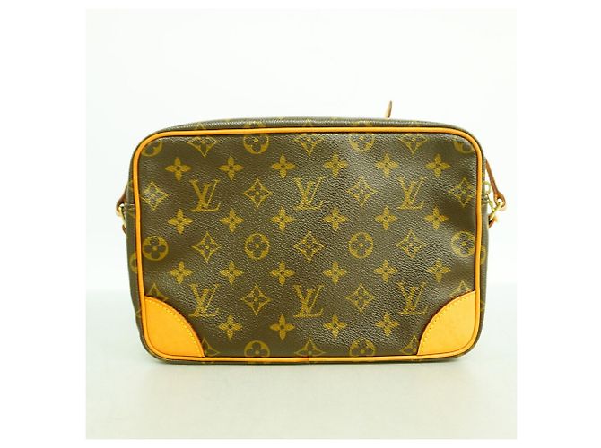 Borsa a tracolla Louis Vuitton Monogram Trocadero 27 Marrone - vista 10