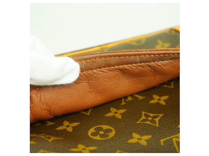 Borsa a tracolla Louis Vuitton Monogram Trocadero 27 Marrone - vista 9