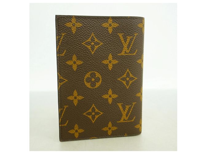 Protège-passeport Louis Vuitton Marron - vue 8