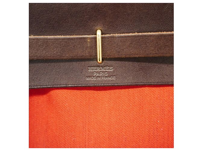 Hermès Borsa a tracolla Hermes Herbag TPM Marrone Rosso - vista 5