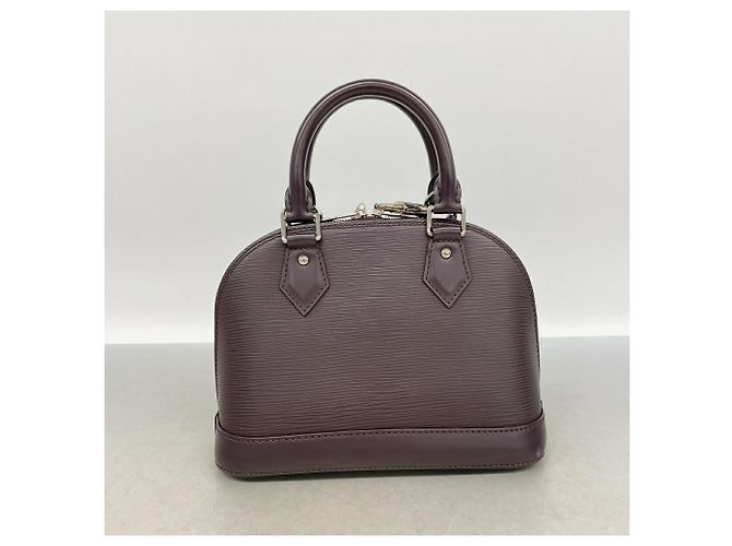 Bolsa Louis Vuitton Alma BB Epi Roxo escuro - vista 10