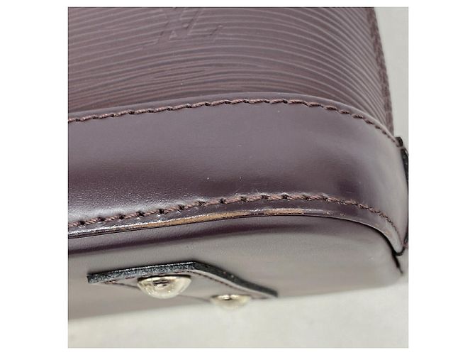 Bolsa Louis Vuitton Alma BB Epi Roxo escuro - vista 6