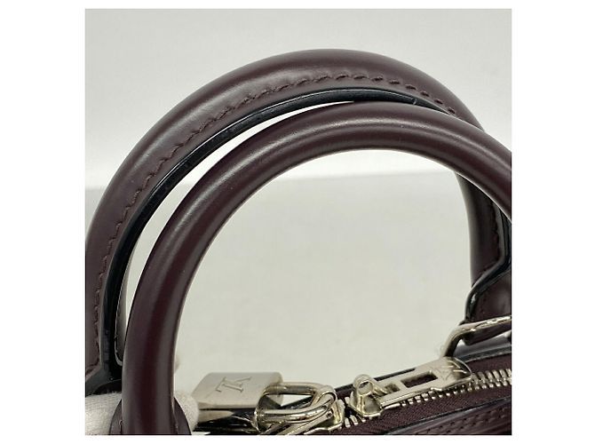 Bolsa Louis Vuitton Alma BB Epi Roxo escuro - vista 7