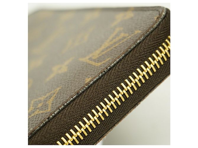 Portefeuille Zippy Monogram Louis Vuitton Marron - vue 6