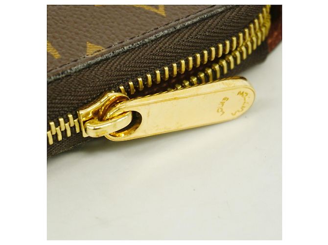 Portefeuille Zippy Monogram Louis Vuitton Marron - vue 7