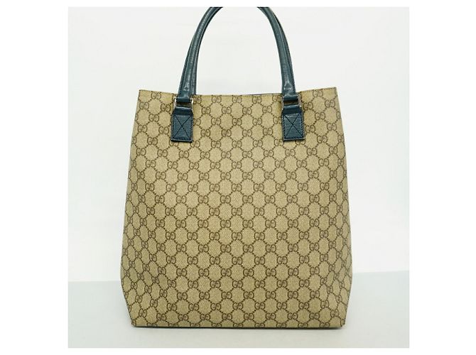 Borsa Tote Gucci GG Supreme Marrone - vista 10