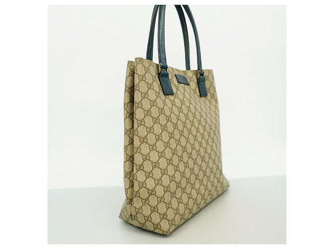 Borsa Tote Gucci GG Supreme Marrone - vista 2