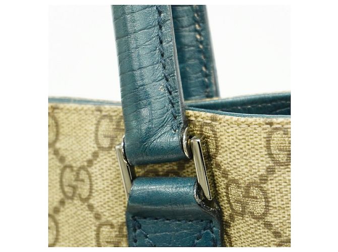 Borsa Tote Gucci GG Supreme Marrone - vista 8