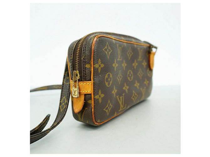 Louis Vuitton Monogram Pochette Marly Bandoulière Shoulder Bag Marrone - vista 2