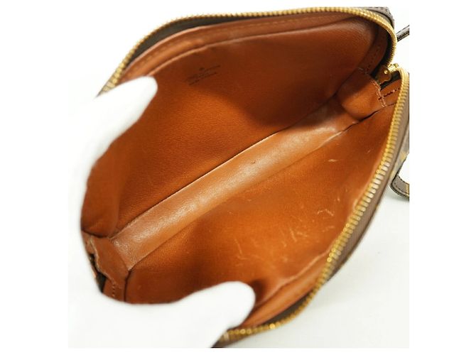 Louis Vuitton Monogram Pochette Marly Bandoulière Shoulder Bag Marrone - vista 4