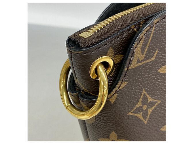 Sac à main Louis Vuitton Monogram Flower Zipped Tote PM Marron - vue 7