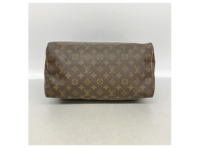 Borsa Louis Vuitton Monogram Speedy 35 Marrone - vista 3