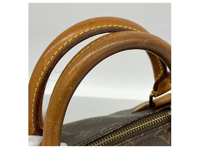 Borsa Louis Vuitton Monogram Speedy 35 Marrone - vista 9
