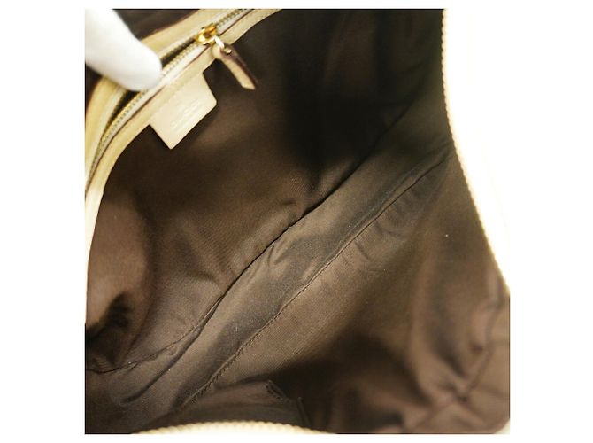 Borsa a tracolla Gucci in pelle avorio Crudo - vista 4