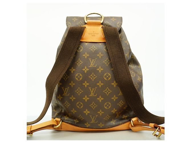 Sac à dos Louis Vuitton Monogram Montsouris GM Marron - vue 10