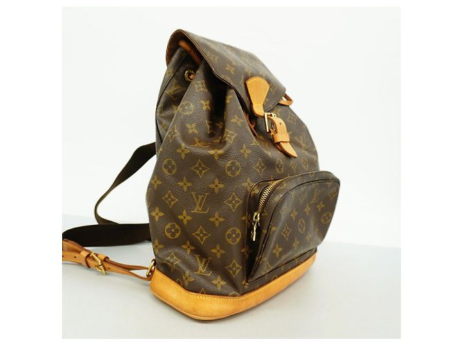 Sac à dos Louis Vuitton Monogram Montsouris GM Marron - vue 2