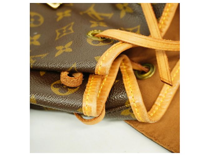 Sac à dos Louis Vuitton Monogram Montsouris GM Marron - vue 7
