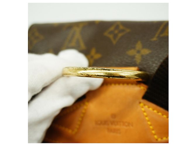 Sac à dos Louis Vuitton Monogram Montsouris GM Marron - vue 9