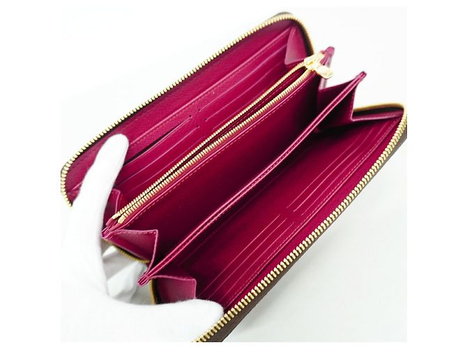 Carteira Zippy Monogram Louis Vuitton Fuschia - vista 3
